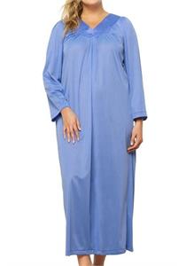 Women's Long Sleeve Gown (Victory Violet)